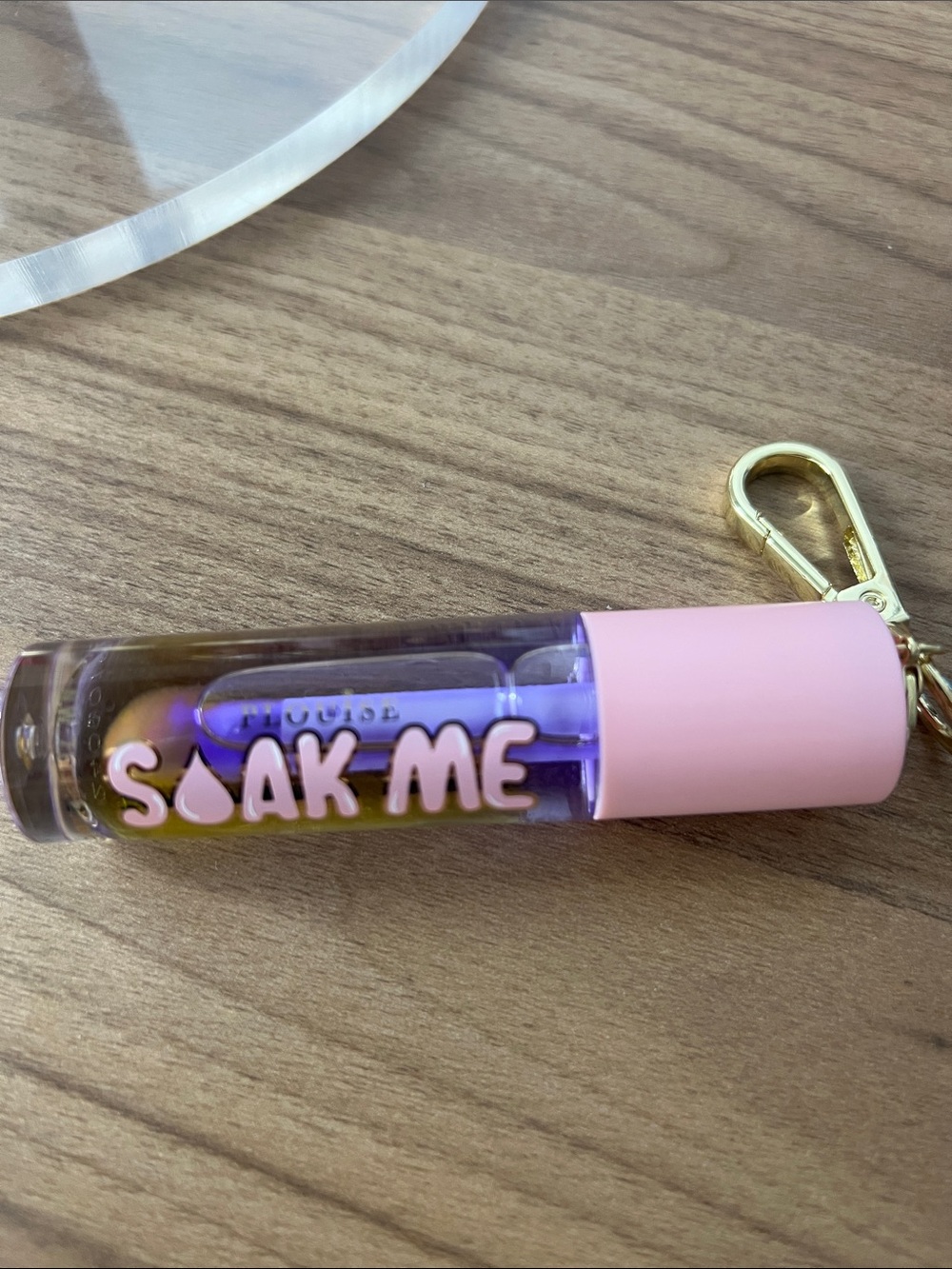 PLouise Soak Me Lip Oil Keychain